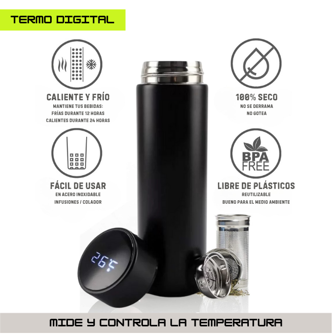 ULtra COMBO: Termo Digital + Audifonos U9