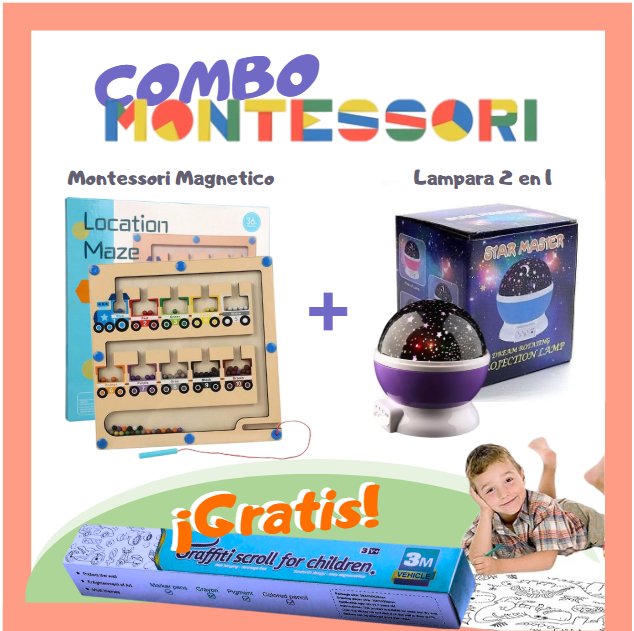 COMBO: Montessori Magnetico + Lampara Start Master 2 en 1
