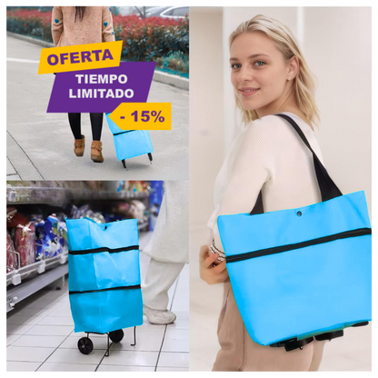 BOLSO MáGICO 2 EN 1: AZUL
